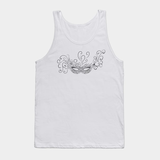 Carnival mask Tank Top by Kalothet